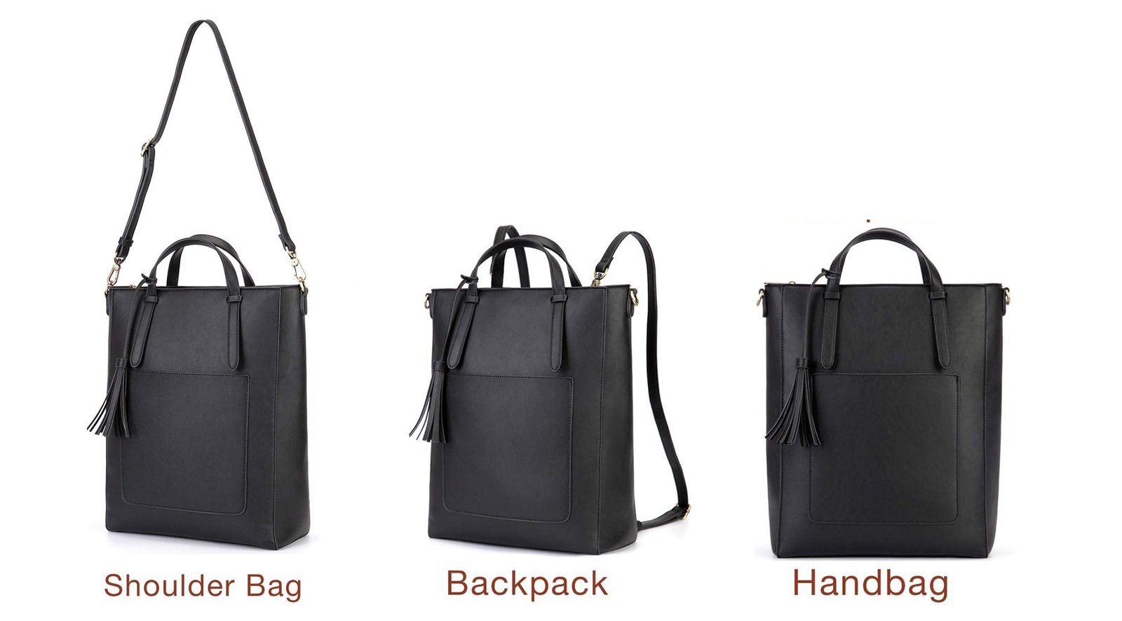 hybrid work backpack totes with tote and backpack carrying modes