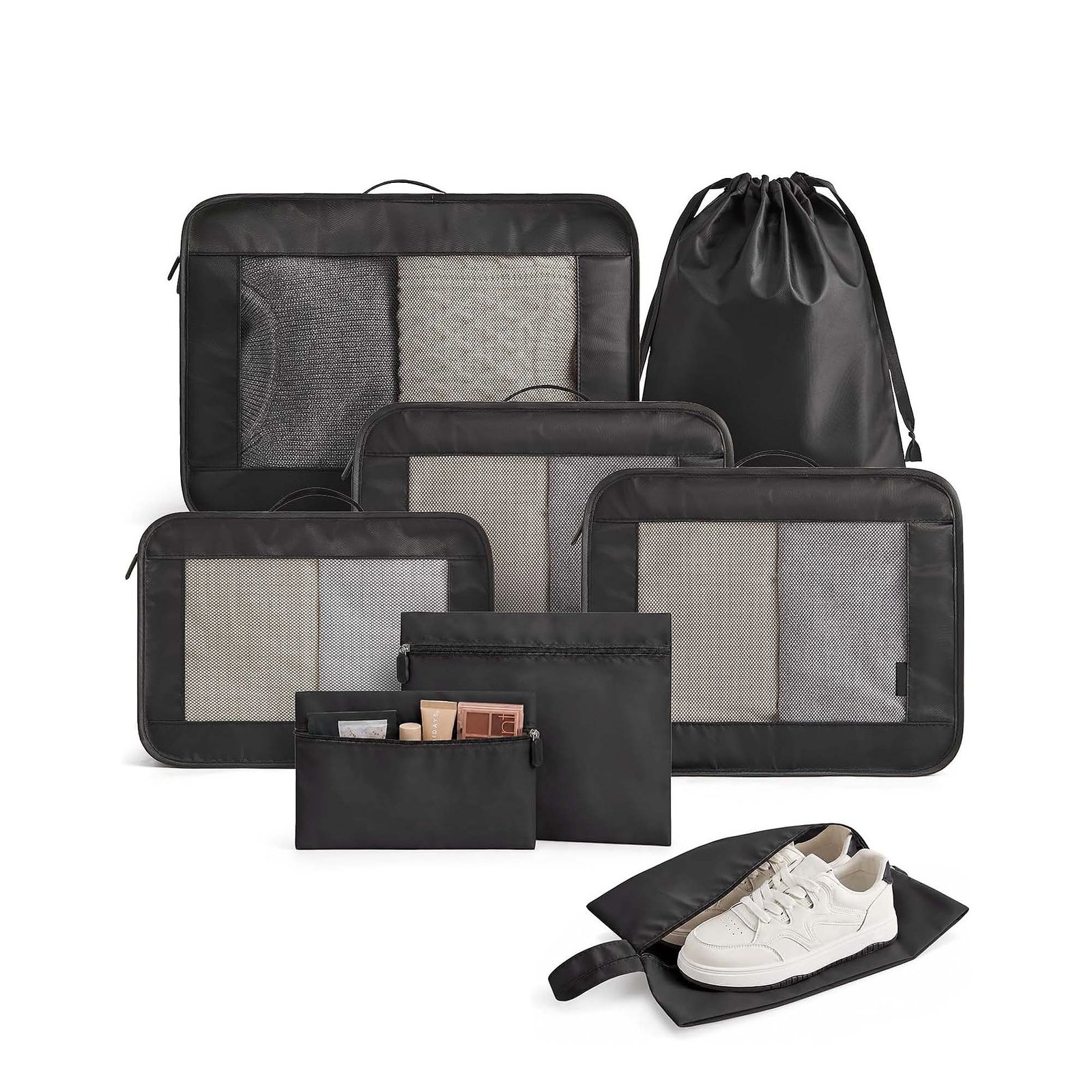 8-Piece Travel Packing Cube Set