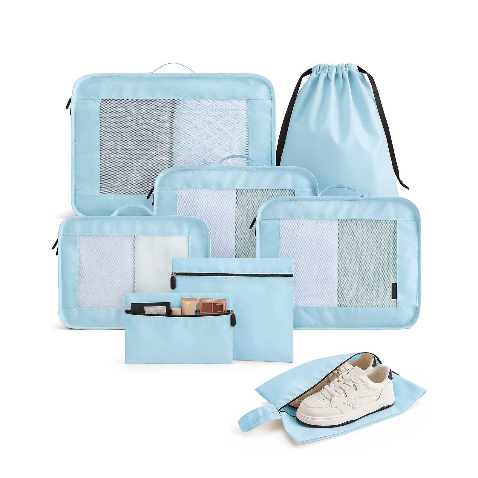 8-Piece Travel Packing Cube Set