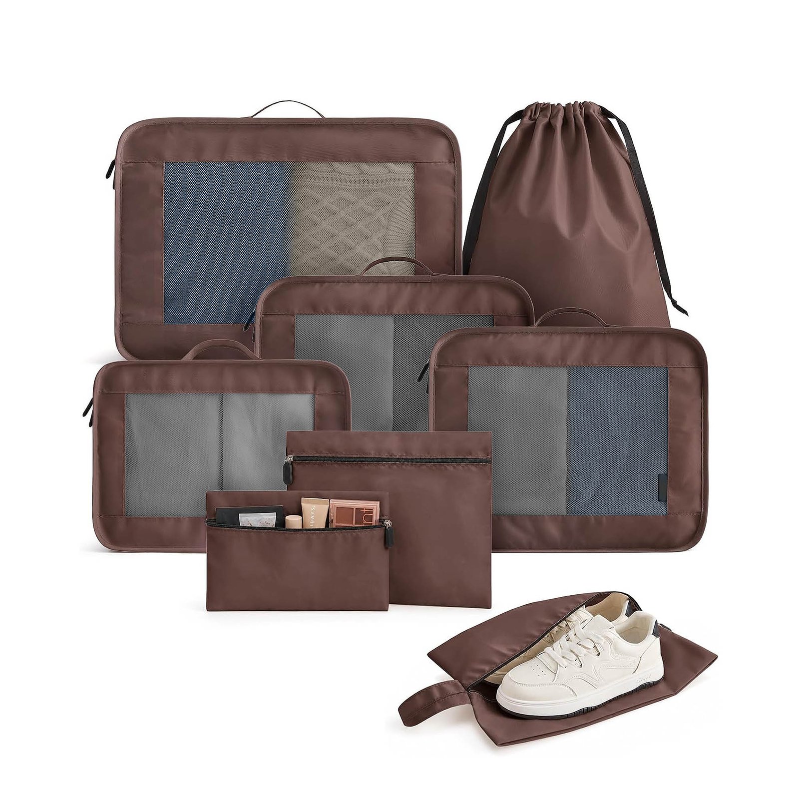 8-Piece Travel Packing Cube Set