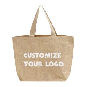 Large Jute Tote Bag