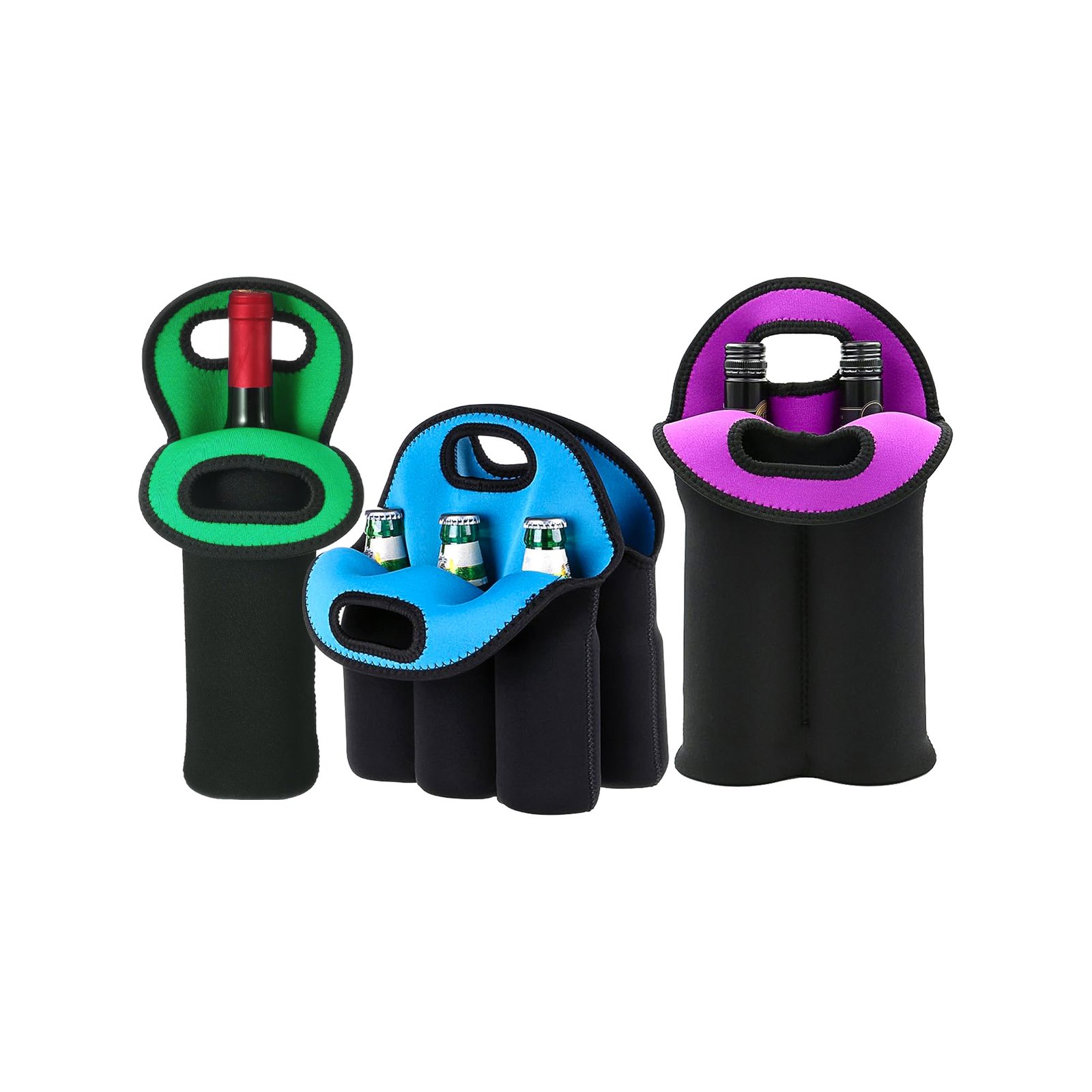Insulated Neoprene Bottle Cooler Bag