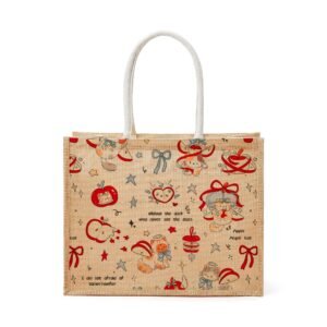 Jute tote bag