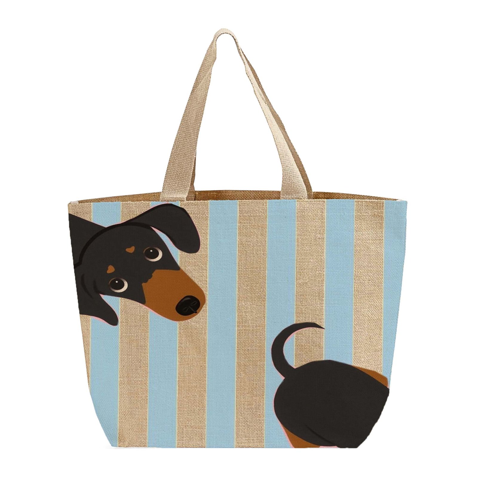 Large Jute Tote Bag