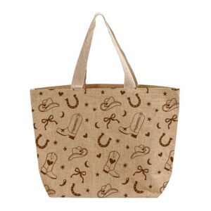 Large Jute Tote Bag
