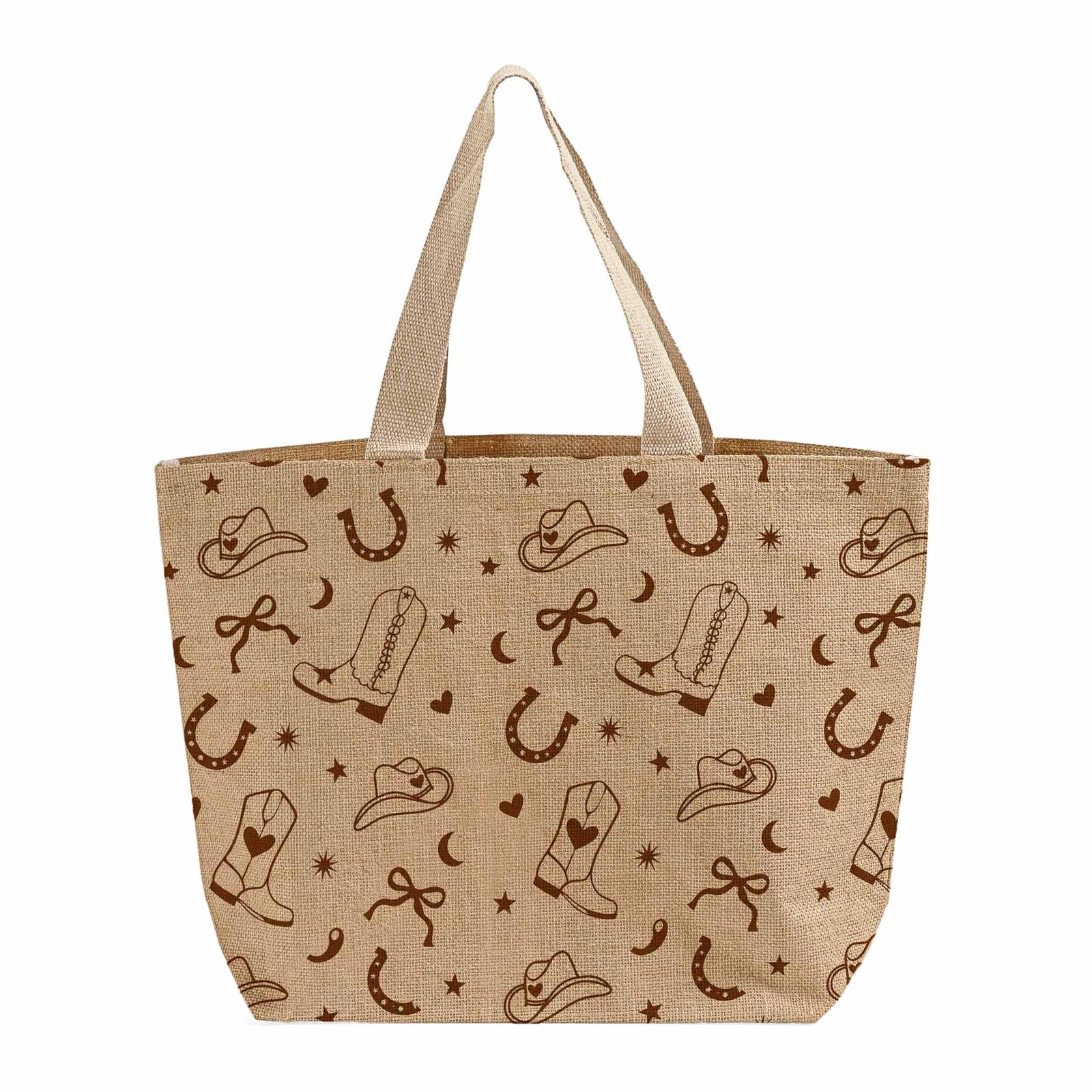 Large Jute Tote Bag