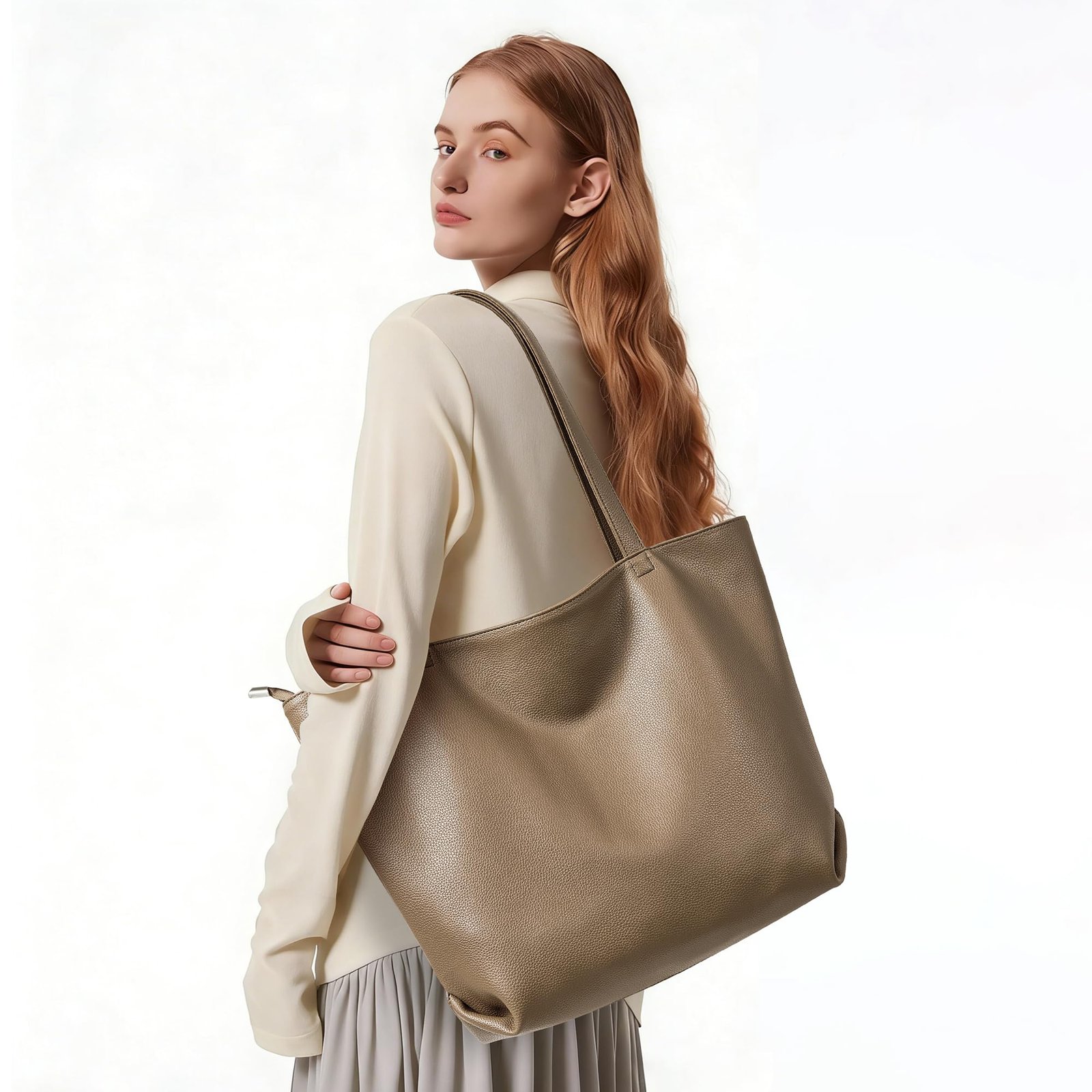 Large Leather Tote Bag