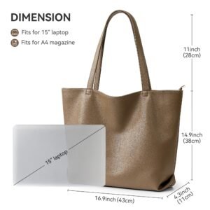 Large Leather Tote Bag