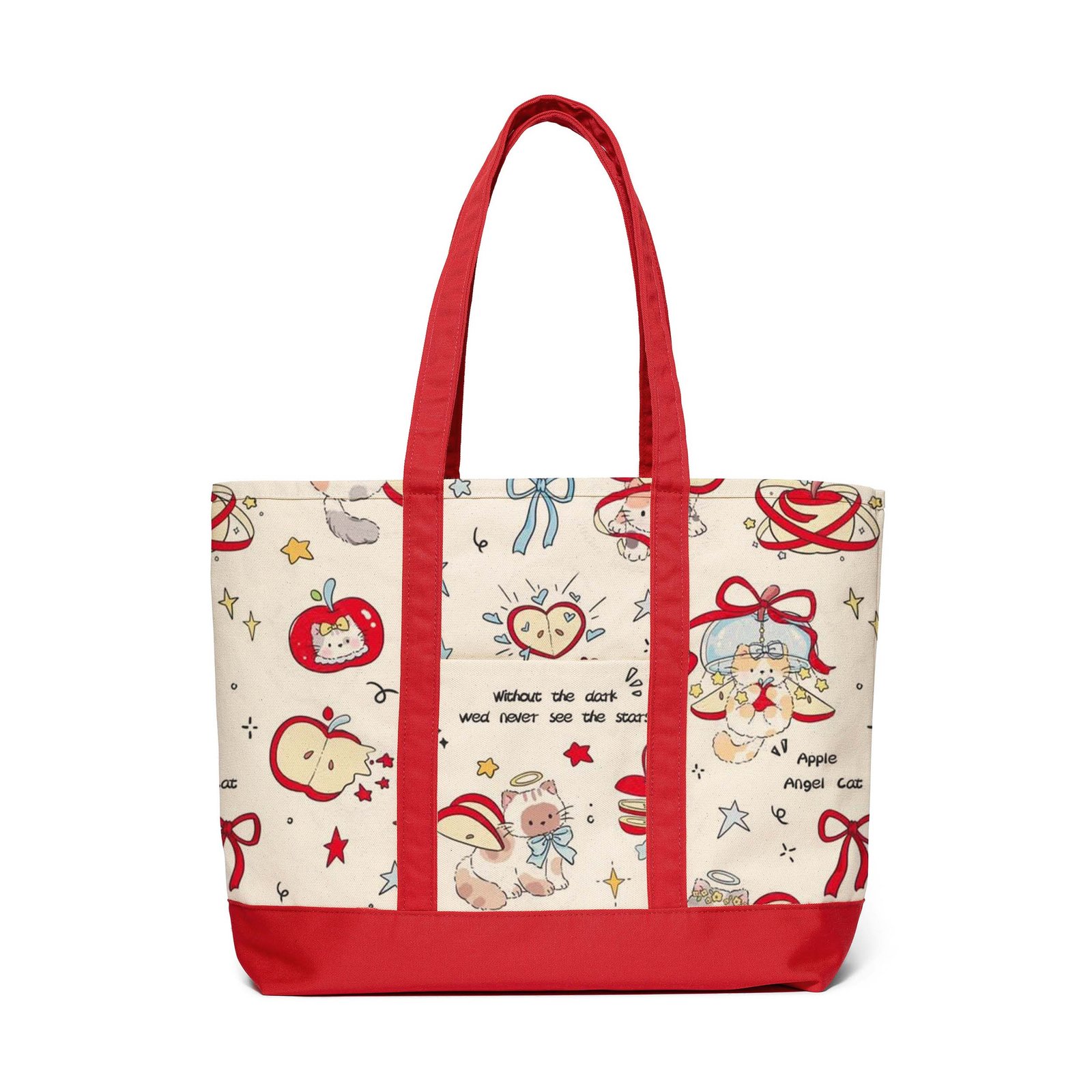 Large canvas tote bag