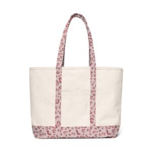 Large canvas tote bag