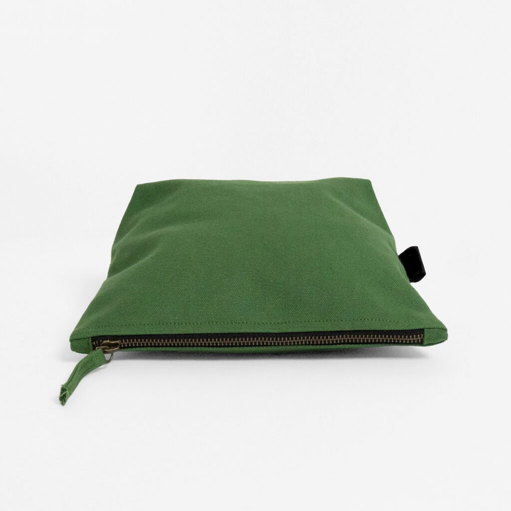 Organic cotton cosmetic bag