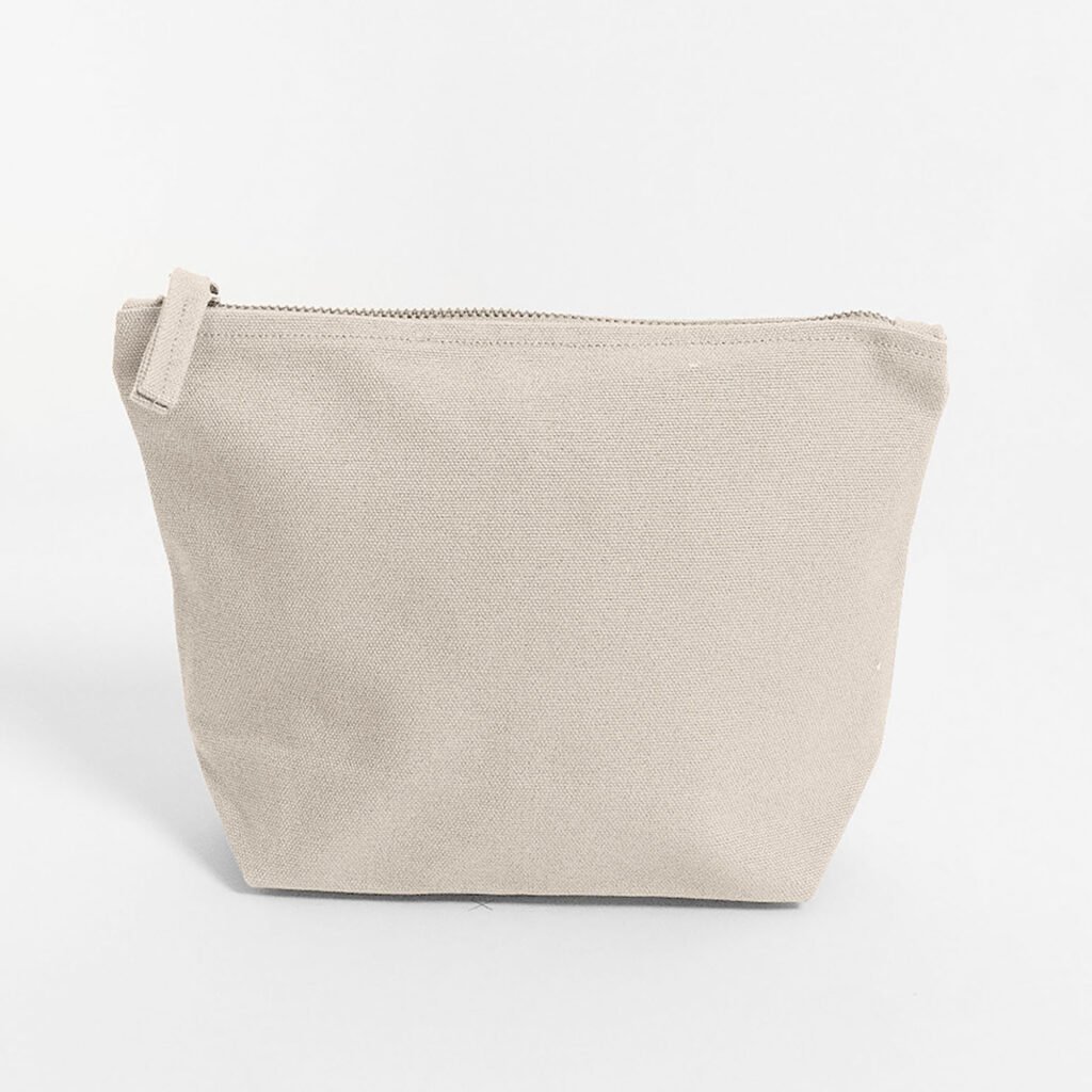 Organic cotton cosmetic bag