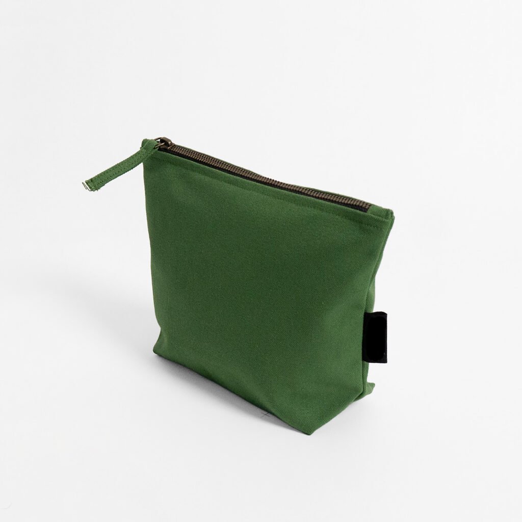 Organic cotton cosmetic bag