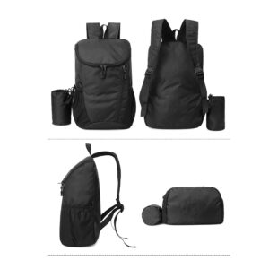 Portable foldable backpack