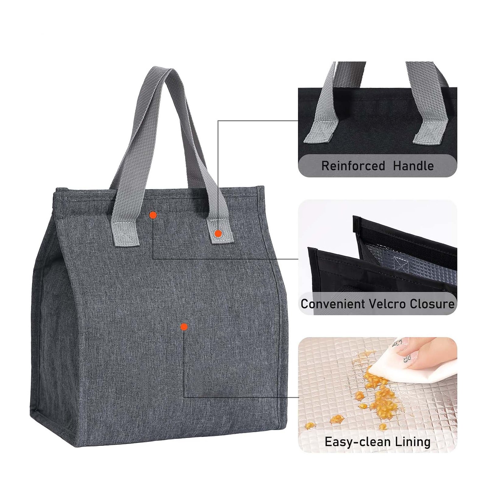 Portable lunch bag