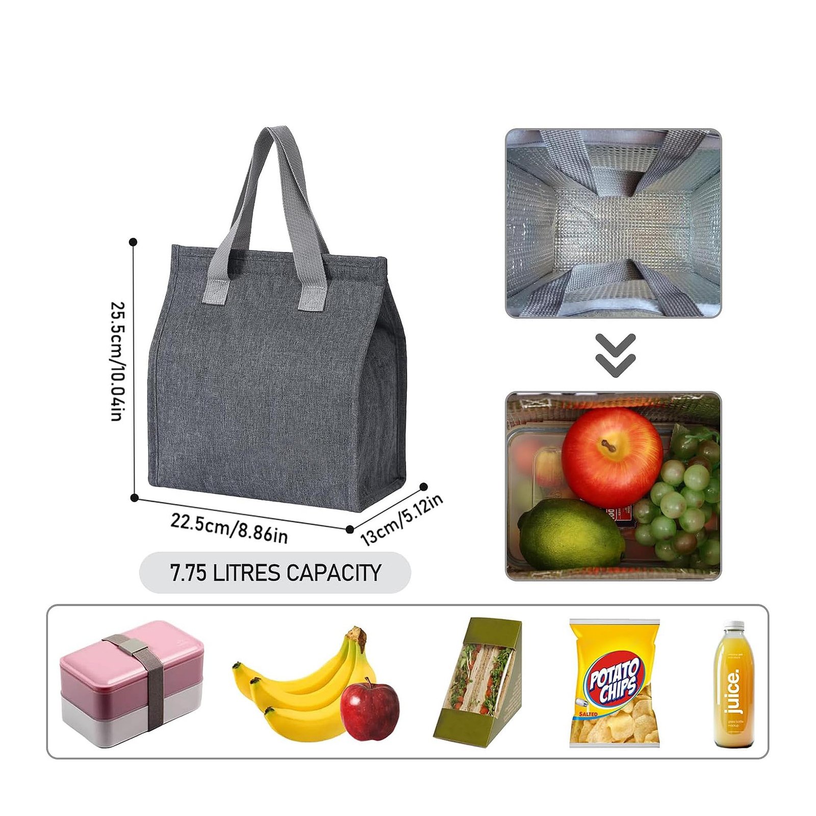 Portable lunch bag