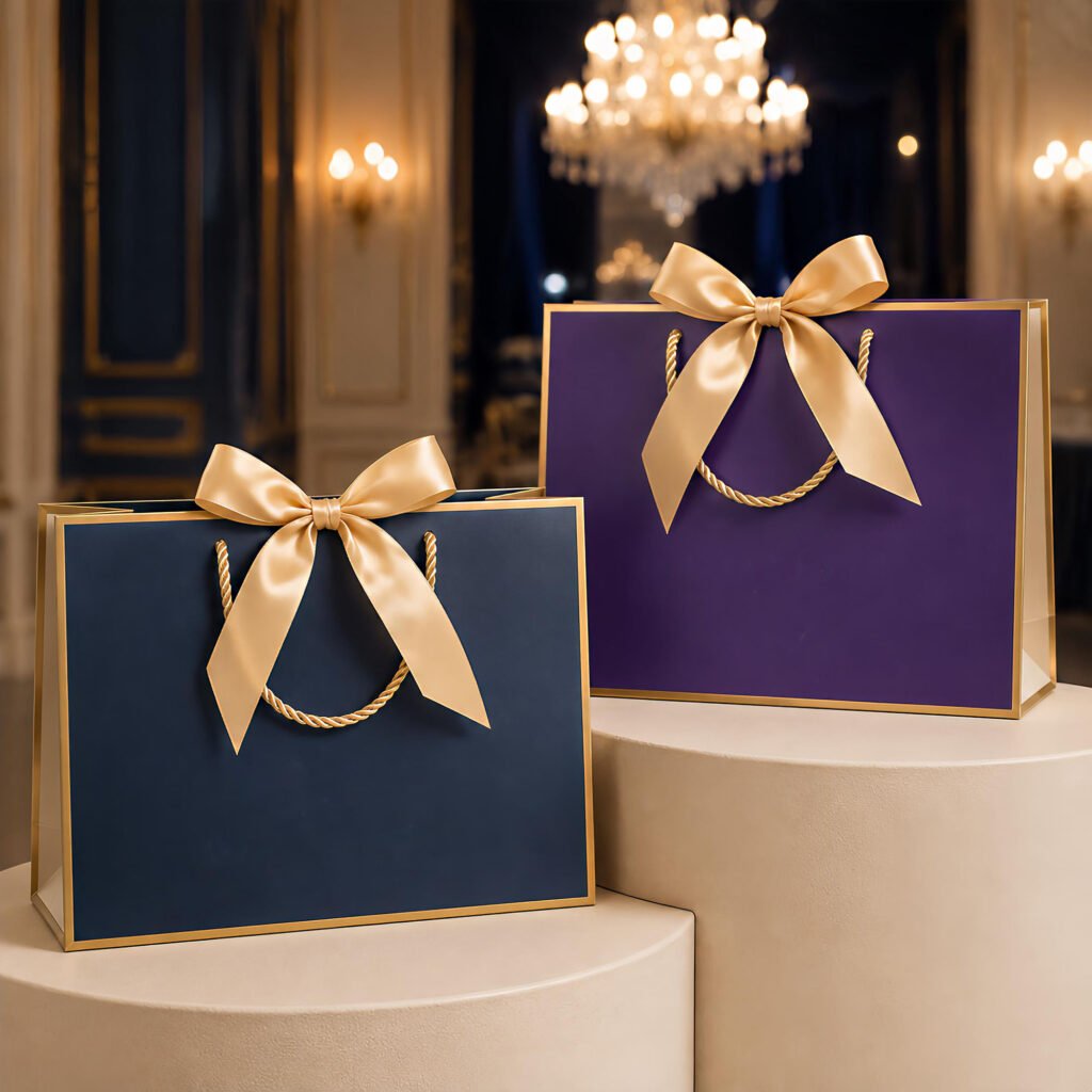 Custom Ribbon Gift Bags