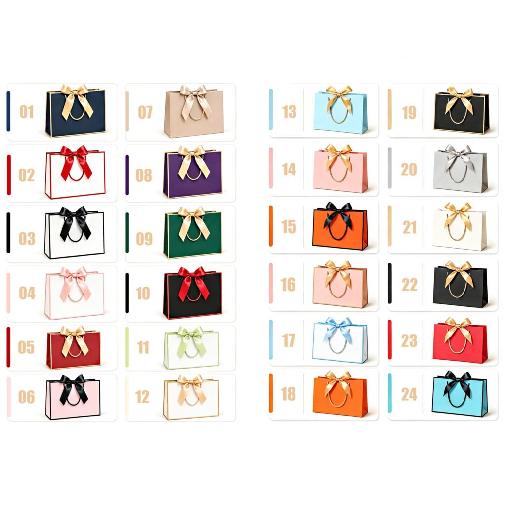 Custom Ribbon Gift Bags