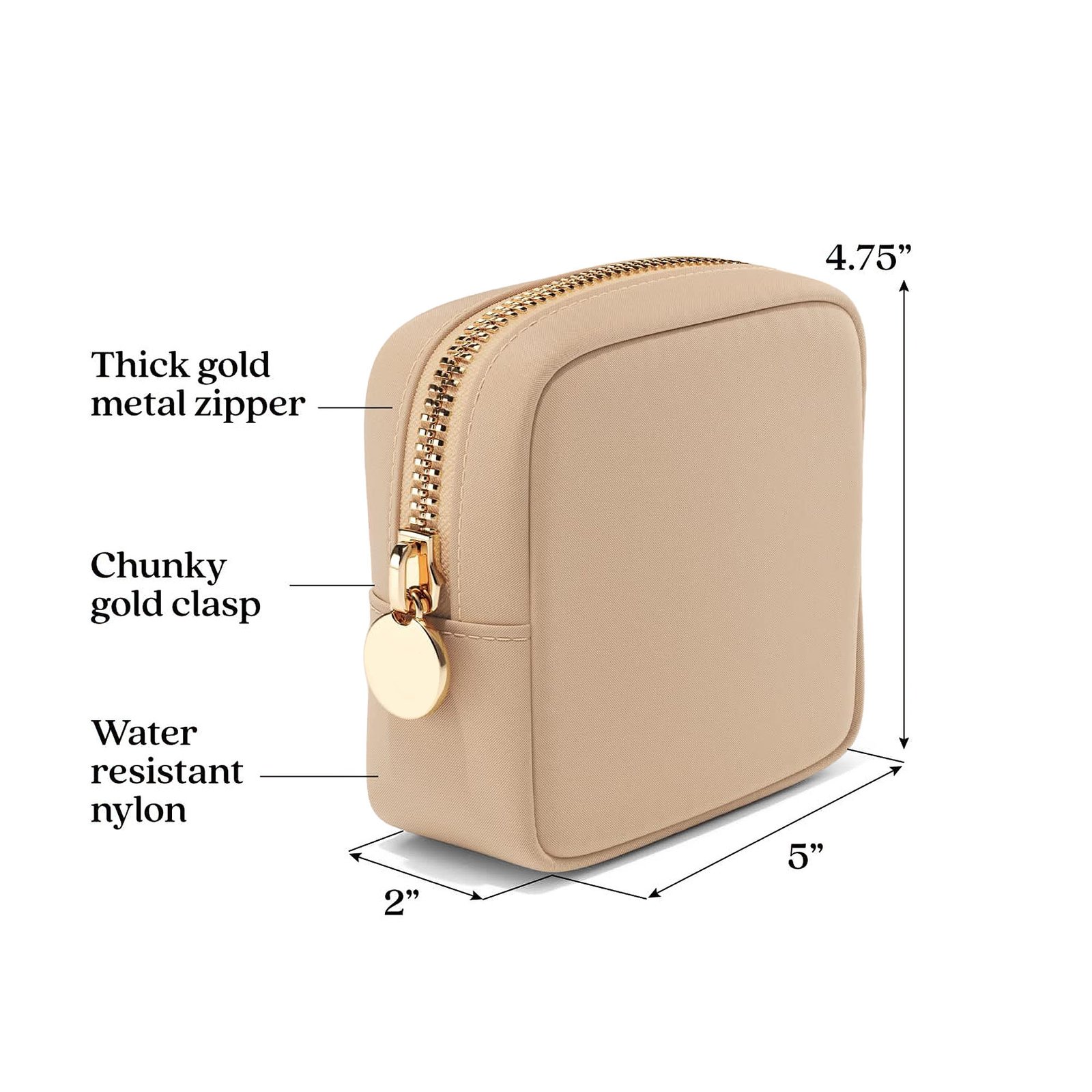 Small Nylon Cosmetic Bag