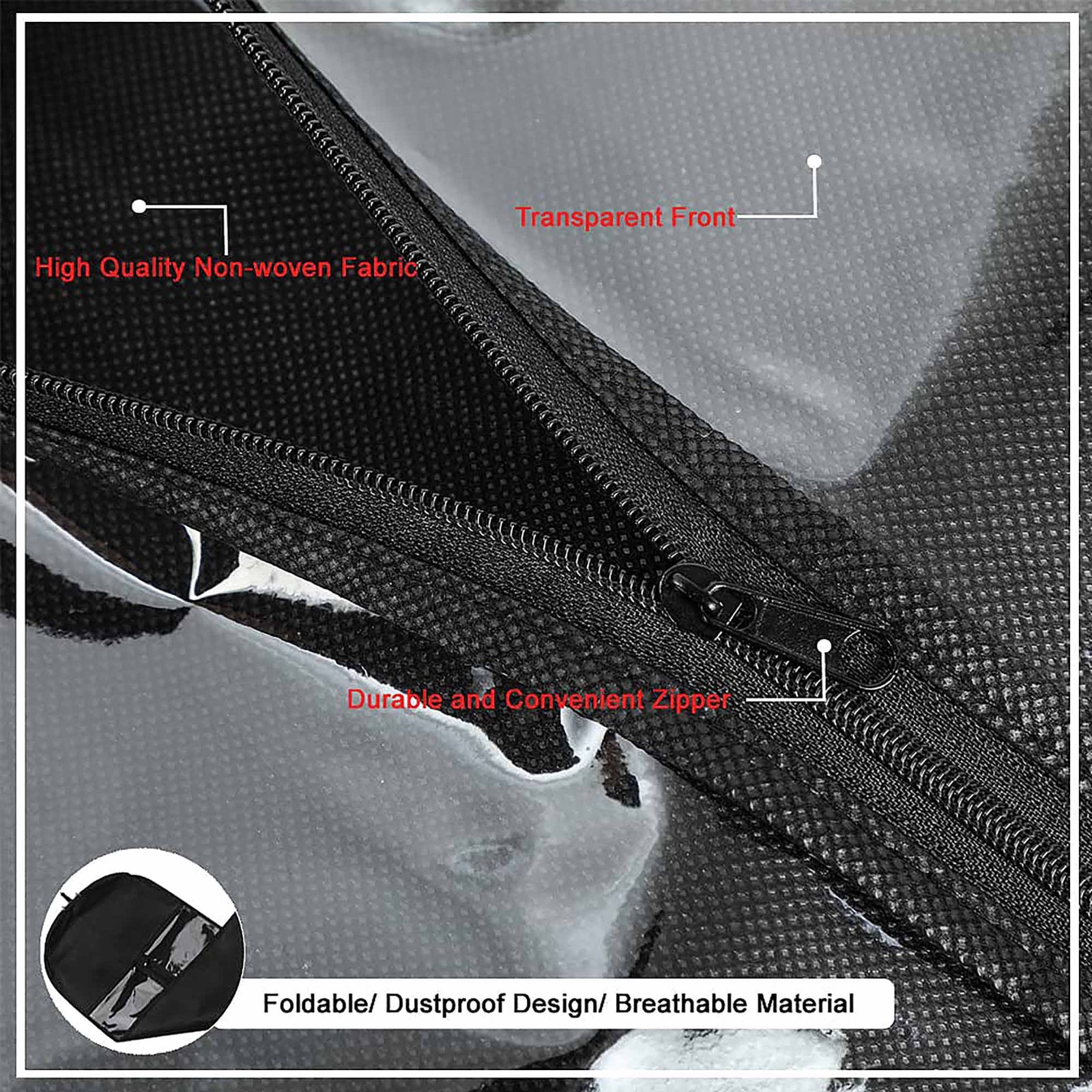 Non-woven Wig Storage Bag Set
