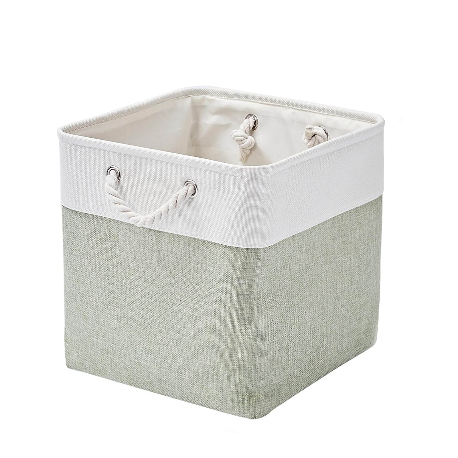 Collapsible fabric storage box