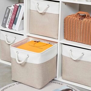Collapsible fabric storage box