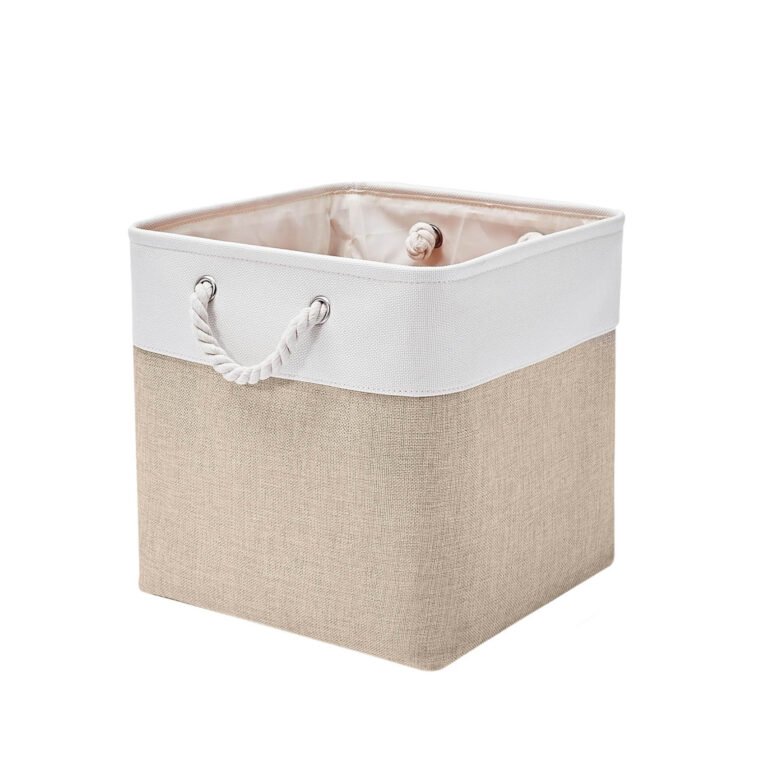 Collapsible fabric storage box