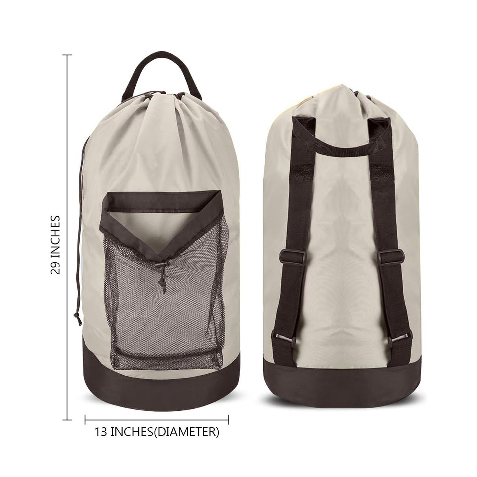 Large capacity laundry bag backpack