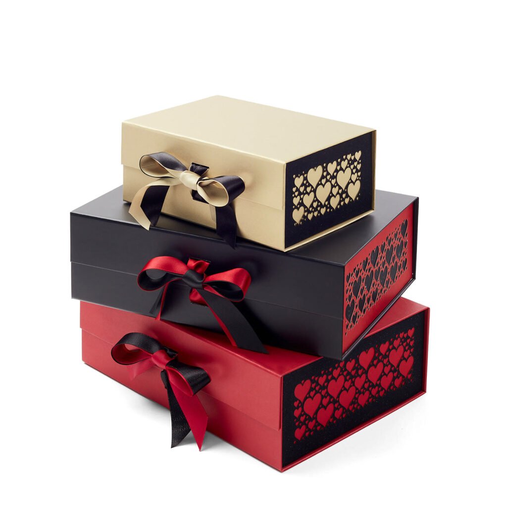 Custom Magnetic Gift Box with Ribbon