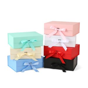 Custom Magnetic Gift Box with Ribbon
