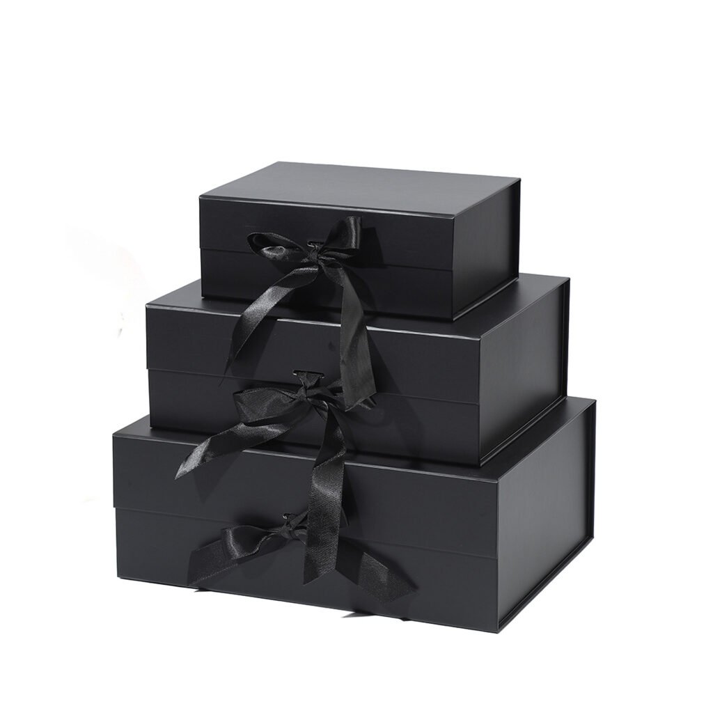 Custom Magnetic Gift Box with Ribbon