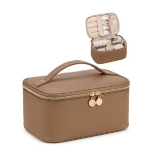 PU Leather Travel Makeup Case