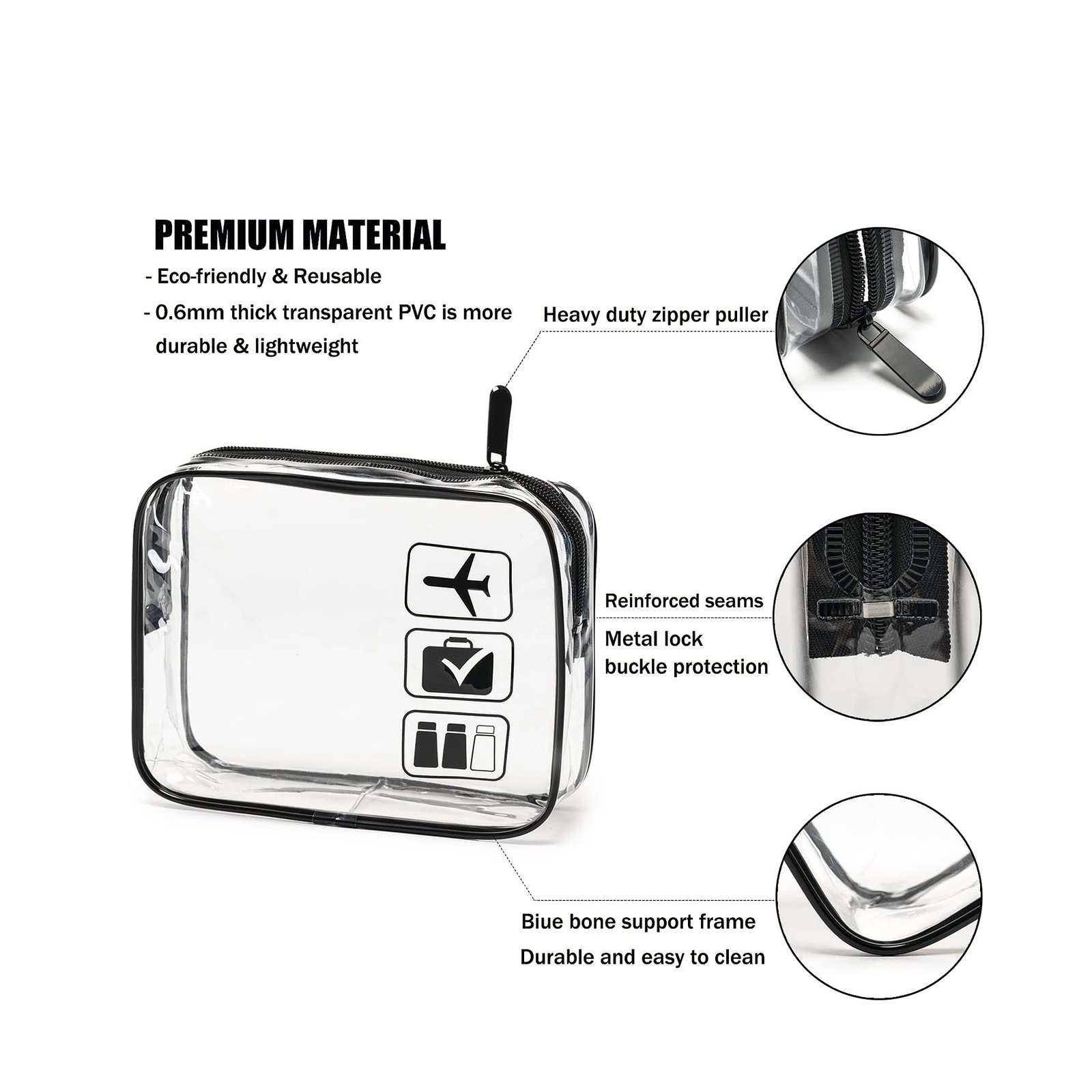 Clear PVC Toiletry Bag